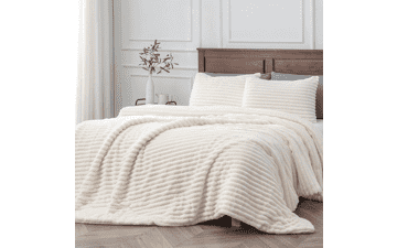 BEDELITE Fleece Queen Comforter Set