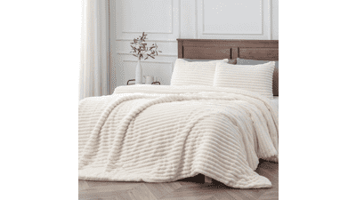 BEDELITE Fleece Queen Comforter Set