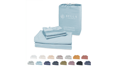 Bella Coterie Luxury Queen Size Bamboo Sheet Set