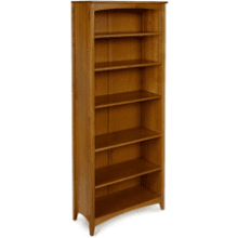 Camaflexi Shaker Style 6 Shelf Bookcase