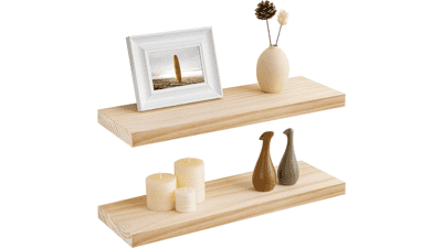 Fun Memories Farmhouse Floating Shelves