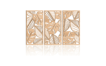 IARTTOP Boho Tropical Leaf Wall Art