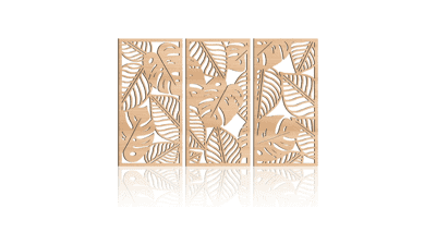 IARTTOP Boho Tropical Leaf Wall Art