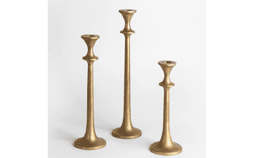 Iron Taper Candle Holder Set of 3