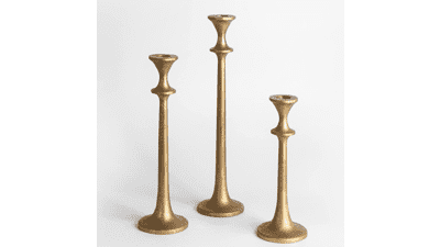 Iron Taper Candle Holder Set of 3