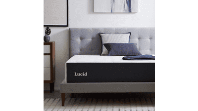 LUCID 14 Inch Memory Foam Mattress