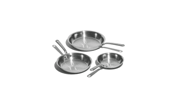 Made In Cookware 3-Piece Stainless Frying Pan Set
