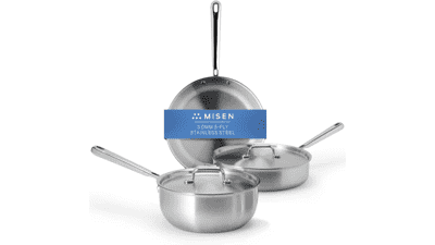 Misen 5-Ply Stainless Steel Cookware Set