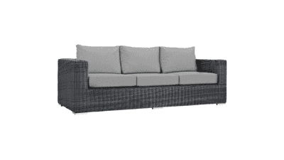 Modway Summon Wicker Rattan Outdoor Patio Sofa