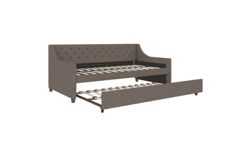 Novogratz Her Majesty Upholstered Daybed and Trundle