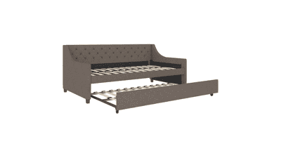 Novogratz Her Majesty Upholstered Daybed and Trundle