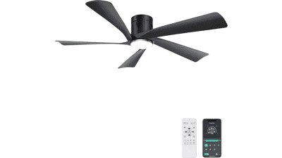 Ohniyou 52” Low Profile Ceiling Fan