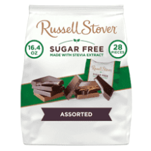 Russell Stover Sugar Free Chocolate Tiles