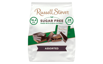 Russell Stover Sugar Free Chocolate Tiles