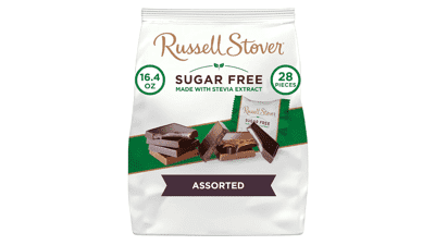 Russell Stover Sugar Free Chocolate Tiles