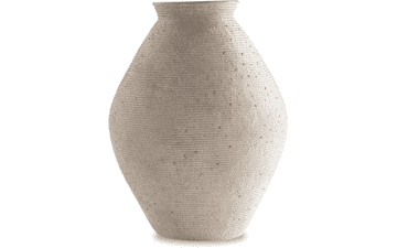 Signature Design by Ashley Hannela 17" Modern Distressed Polyresin Vase