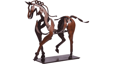 SunBlogs Art Handmade Horse Statue