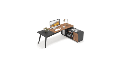 Tribesigns L-Shaped Computer Desk