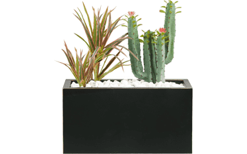 Wallowa Metallic Heavy Rectangle Planter Box