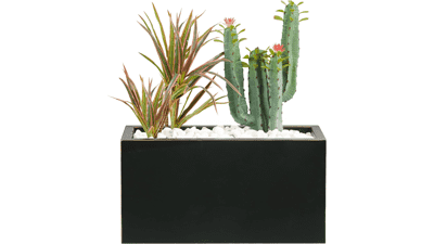 Wallowa Metallic Heavy Rectangle Planter Box