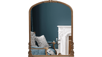 Wylde Iris 28.4x35 Inch Wood Wall Mirror