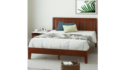 ZINUS Vivek Deluxe Wood Platform Bed Frame