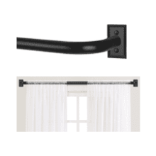 Black Wrap Around Curtain Rods