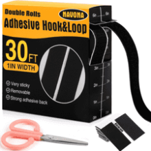 30Ft Heavy Duty Hook and Loop Strips