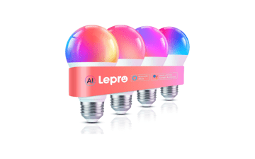 Lepro Smart Light Bulbs: AI, WiFi, Alexa & Google Compatible