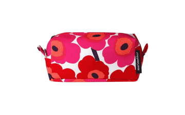 Marimekko Unikko Red Floral Cosmetic Bag