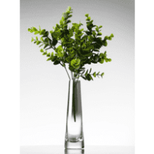 Metallic Ombre Bud Vase - European Glass Flower Vase