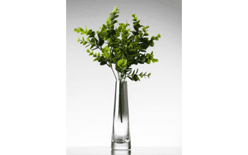 Metallic Ombre Bud Vase - European Glass Flower Vase