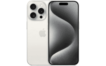 Renewed iPhone 15 Pro Max - White Titanium - Boost Mobile