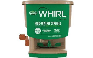 Scotts Whirl Hand Spreader: Seed, Fertilizer, and Ice Melt