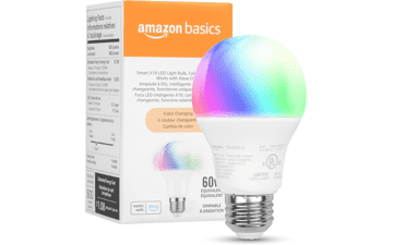 Smart Color Changing LED Bulb, Works with Alexa
