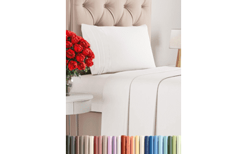 Twin Sheet Set - Soft & Cooling - Antique White