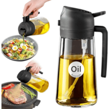 2-in-1 Olive Oil Dispenser & Sprayer - YARRAMATE