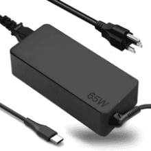 65W USB-C Charger for Lenovo Thinkpad, Yoga, Chromebook
