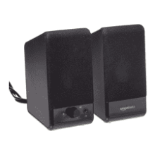 Amazon Basics Computer Speakers - USB Powered, Plug & Play