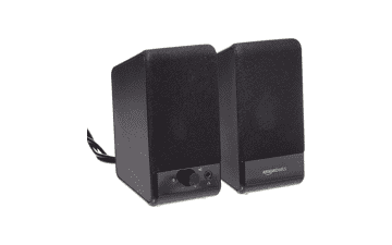 Amazon Basics Computer Speakers - USB Powered, Plug & Play