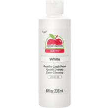Apple Barrel White Acrylic Paint - 8 oz