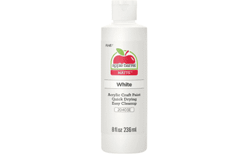 Apple Barrel White Acrylic Paint - 8 oz