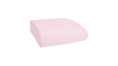 BELIZZI HOME Cotton Bed Blanket - Baby Pink