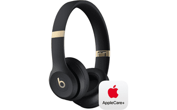 Beats Solo 4: Wireless Headphones with AppleCare+ - Black & Gold