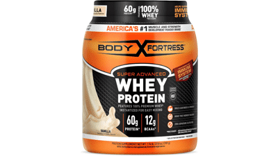 Body Fortress Vanilla Whey Protein - Immune Support