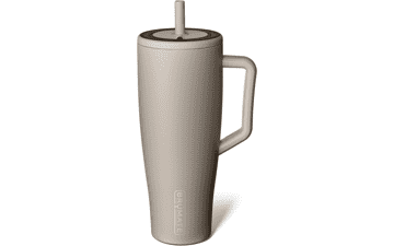 BrüMate Era 40oz: Leakproof Tumbler with Handle & Straw (Mocha)