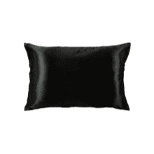Celestial Silk Pillowcase - Black Queen Size