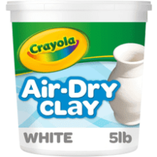 Crayola Air Dry Clay: Natural White, 5lb Bulk for Kids