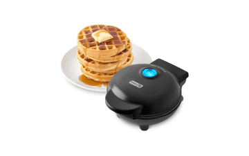 DASH Mini Waffle Maker - Black - 4" Nonstick Waffle Iron