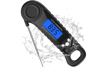 Digital Meat Thermometer: Instant Read, Waterproof, for BBQ, Grilling & Cooking